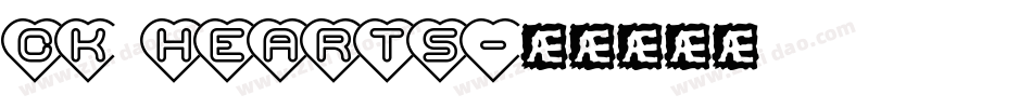 CK Hearts字体转换
